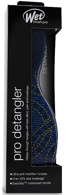 Hair Brush - Wet Brush Pro Detangler Free Sixty Denim — photo N4