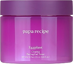 Eggplant Peeling Pads - Papa Recipe Eggplant Clearing Peeling Pad Toner — photo N1