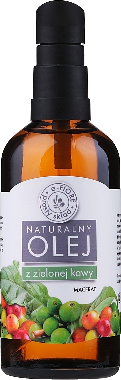 Anti-Cellulite Oil with Green Coffee Extract (with dispenser) - E-Fiore Natural Oil — photo N3