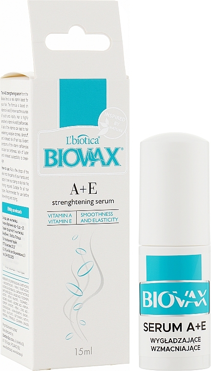 Hair Strengthening Serum Spray with Vitamins A + E - Biovax Serum — photo N8