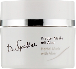 Fragrances, Perfumes, Cosmetics Aloe Vera Herbal Mak for Problem Skin - Dr. Spiller Intense Herbal Mask With Aloe