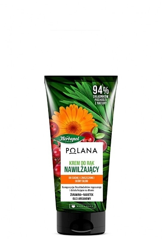 Moisturizing Hand Cream 'Cranberry, Calendula & Argan' - Herbapol Polana — photo N3