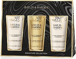 Set - Baylis & Harding Sweet Mandarin & Grapefruit Indulgent Hand Trio Gift Set (h/cr/3x50ml) — photo N1