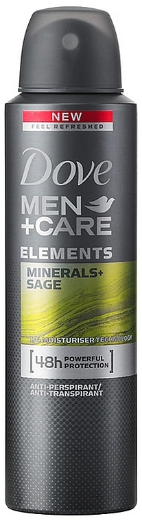 Freshness of Minerals and Sage - Dove Men + Care Dry Spray Fresh Elements  — photo N3