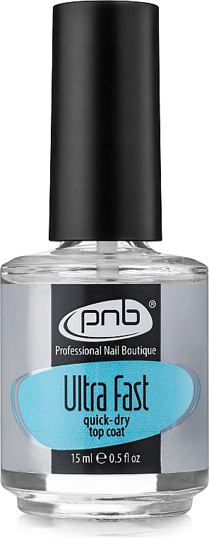 Fast Dry Top Coat - PNB Ultra Fast Quick-Dry Top Coat — photo N4