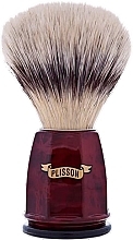 Fragrances, Perfumes, Cosmetics シェービングブラシ、ウォールナット - Plisson Russian Grey Faceted Brush	