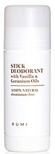 Fragrances, Perfumes, Cosmetics Floral Deodorant Stick - Rumi Stick Deodorant with Vanilla & Geranium Oils