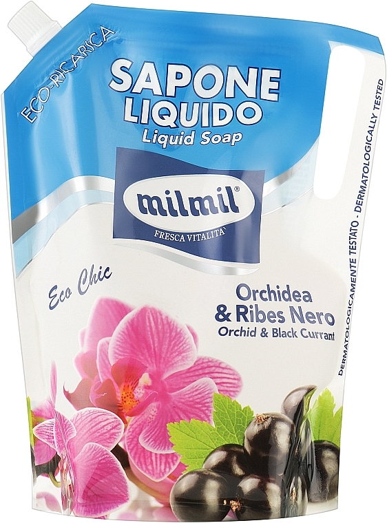 Liquid Hand Soap - Mil Mil Liquid Soap Orchidea + Black Currant (refill) — photo N1