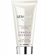 Fragrances, Perfumes, Cosmetics Protective Hand Cream - Semilac Canola Defense Hand Cream