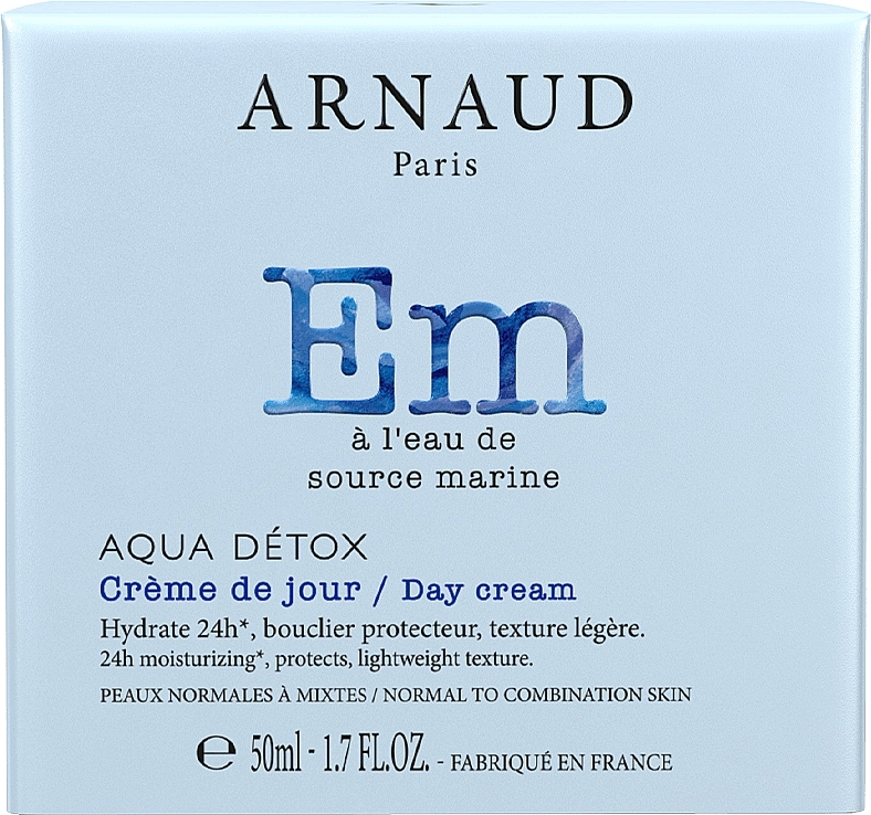 Normal and Combination Skin Day Cream - Arnaud Aqua Detox Day Cream — photo N2