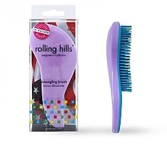 Fragrances, Perfumes, Cosmetics Hair Brush, light purple - Rolling Hills Detangling Brush Travel Size Light Purple