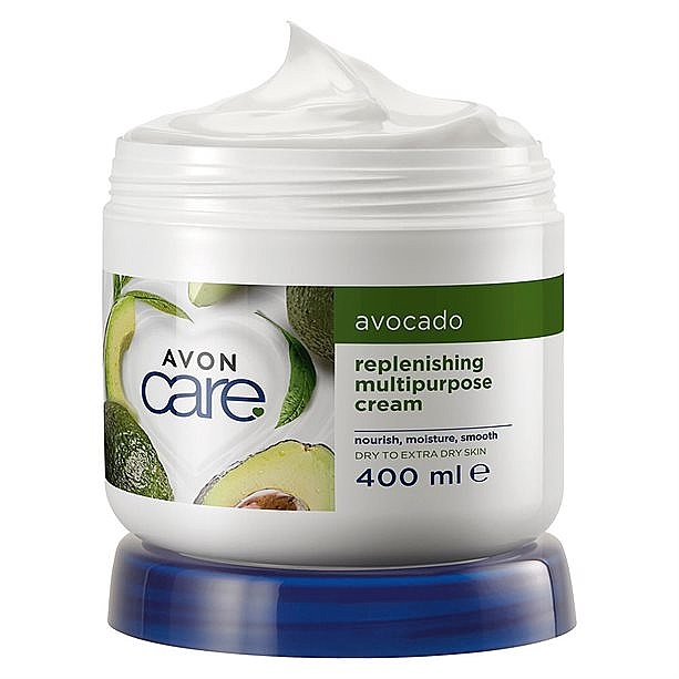 アボカドオイル配合マルチ機能 フェイス・ハンド・ボディクリーム - Avon Care Moisturizing Cream With Avocado — photo N2