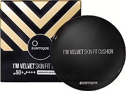 Fragrances, Perfumes, Cosmetics Sunscreen Cushion - Suntique I'm Velvet Skin Fit Cushion SPF50+ PA++++