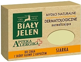 Fragrances, Perfumes, Cosmetics Dermatological Sulfur Soap - Bialy Jelen Apteka Alergika Soap