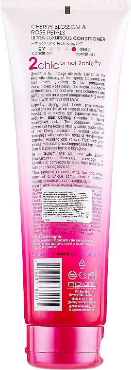 Cherry Blossom & Rose Petals Conditioner - Giovanni 2 Chic Ultra-Luxurious Cherry Blossom Rose Petals — photo N11