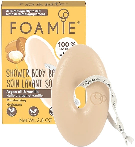 Body Wash Bar - Foamie Argan Oil and Vanilla Body Bar — photo N1