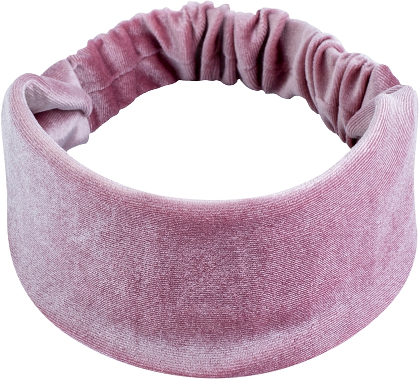 Velour Classic Headband, Powdery - MakeUp — photo N3