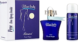 Fragrances, Perfumes, Cosmetics Rasasi Blue Lady - Set (edp/40ml + deo/50ml) 