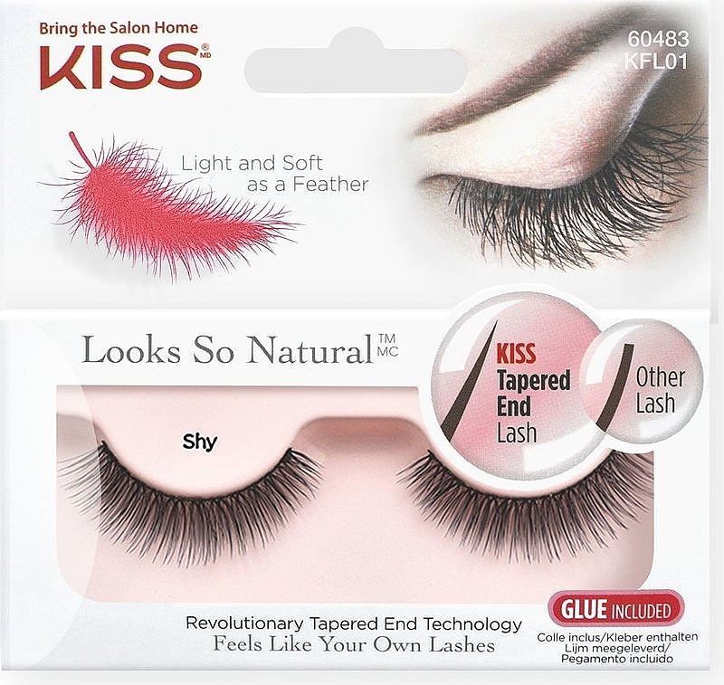 False Lashes - Kiss Look So Natural Lashes Shy — photo N3