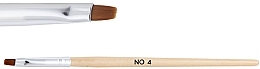 Fragrances, Perfumes, Cosmetics Wooden Gel Brush #4 - NeoNail Professional