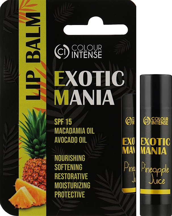 Exotic Mania Lip Balm with Pineapple Scent - Colour Intense Lip Balm — photo N3