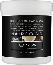 Fragrances, Perfumes, Cosmetics Repair Hair Structure Coconut Oil Mask - Rolland Una Hair Food Coconut Oil Restorative Conditioner