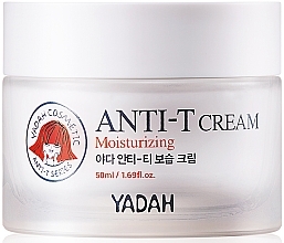 Fragrances, Perfumes, Cosmetics Moisturizing Cream for Oily & Blemish-Prone Skin - Yadah Anti-T Moisturizing Cream