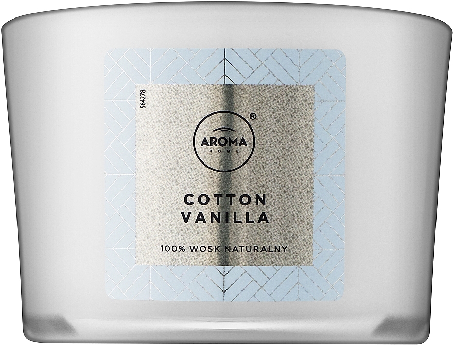 Aroma Home Elegance Cotton Vanilla - Scented Candle — photo N2