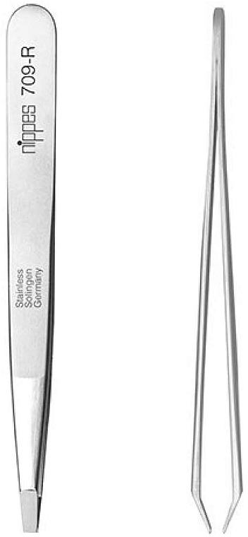 Eyebrow Tweezers, 9.5 cm - Nippes Solingen Tweezer 709R — photo N1