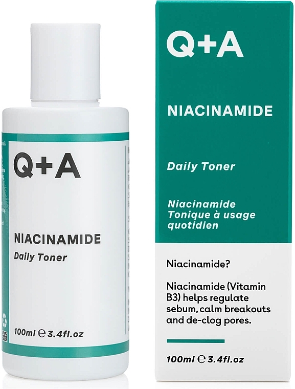 Moisturizing Face Toner - Q+A Niacinamide Daily Toner — photo N1