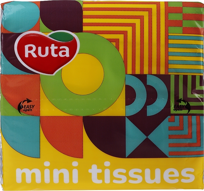 Mini Tissues, fragrance-free, 150 pcs - Ruta — photo N1