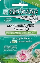 Fragrances, Perfumes, Cosmetics Mattifying Face Cleansing Mask - Geomar Purifying Mat-Effect Face Mask