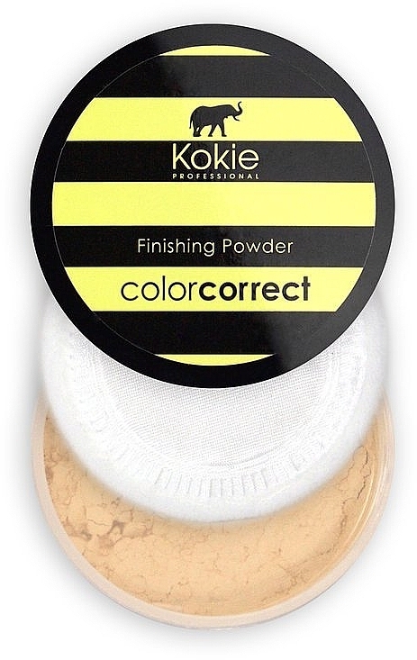 Anti-Pigmentation Finishing Powder - Kokie Professional Yellow Color Correct Finishing Powder — photo N7
