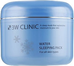 Moisturizing Night Face Mask for Dry Skin - 3W Clinic Water Sleeping Pack — photo N21