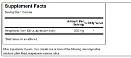 Hesperidin Dietary Supplement, 500 mg - Swanson Hesperidin — photo N3