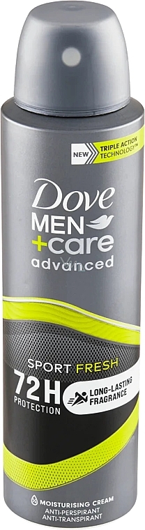 Antiperspirant Deodorant - Dove Men+Care Sport Fresh 72H Protection Anti-Perspirant — photo N1