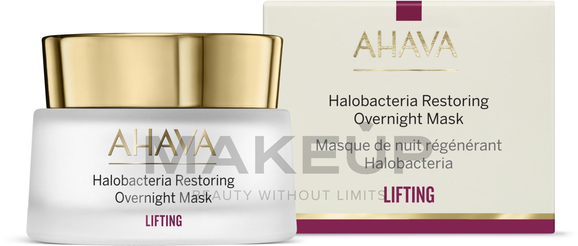 Revitalizing Night Mask - Ahava Halobacteria Restoring Overnight Mask Lifting — photo 50 ml