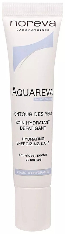 Moisturizing care for the skin around the eyes - Noreva Aquareva Moisturizing Eye Care — photo N1