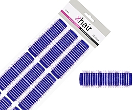 Fragrances, Perfumes, Cosmetics Soft Velcro Hair Curlers, d20 mm, purple, 12 pieces - Xhair