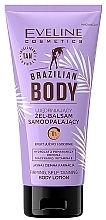 Fragrances, Perfumes, Cosmetics Self-Tanning Balm - Eveline Cosmetics Brazilian Body Gel-Balsam