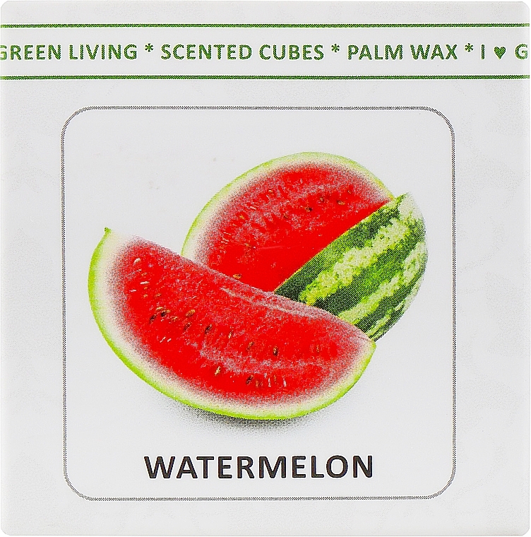 Scented Cubes "Watermelon" - Scented Cubes Watermelon Candle — photo N2