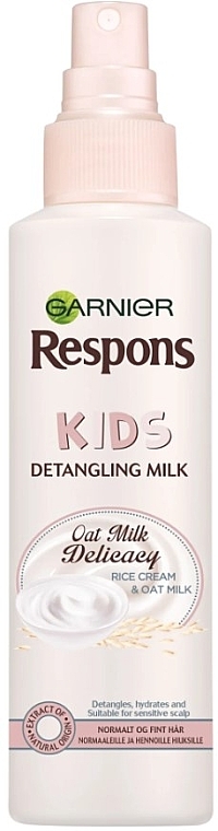 Kids Detangling Milk Spray - Garnier Respons Kids Oat Milk Delicacy Detangling Milk — photo N1