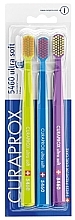 Toothbrush Set, 5460 Ultra Soft, light green, blue, purple - Curaprox — photo N1