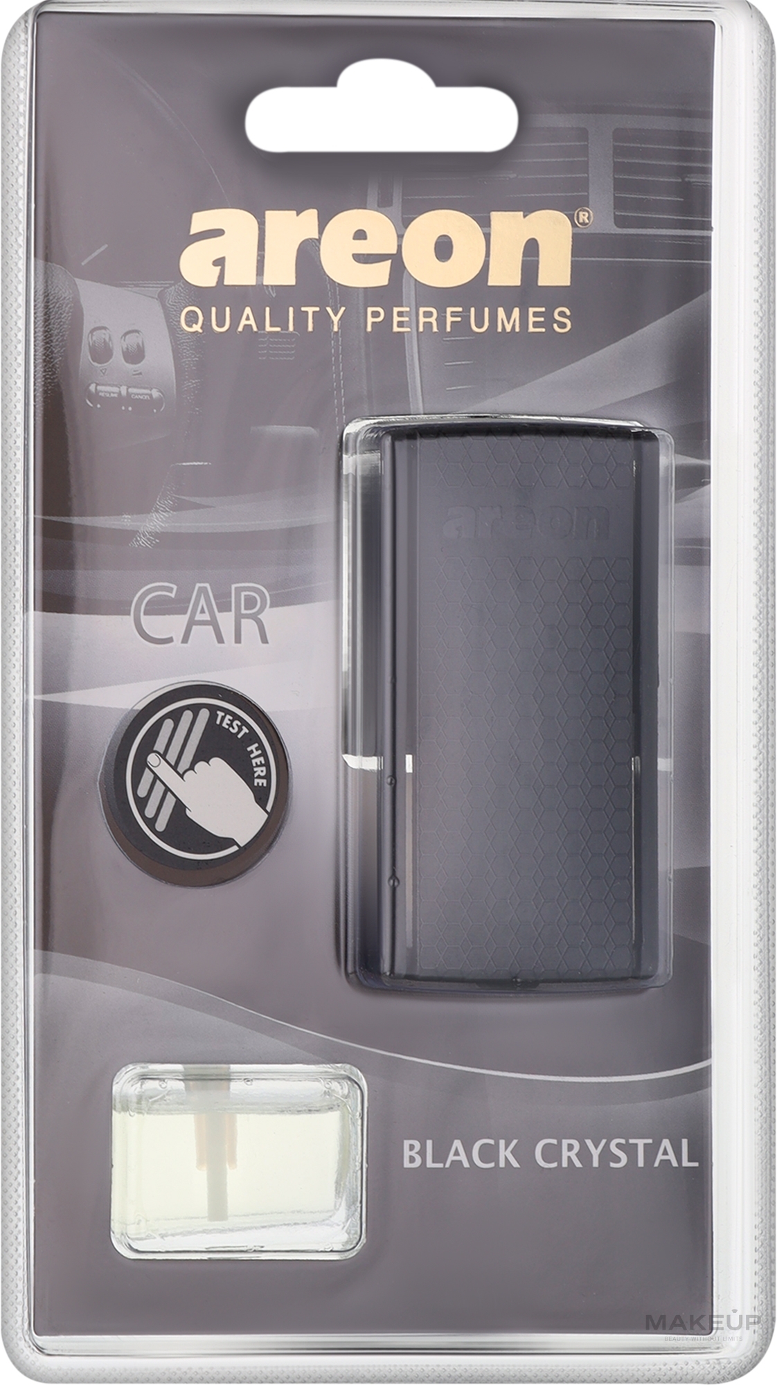 Black Crystal Car Air Freshener - Areon Car Blister Black Crystal — photo 8 ml