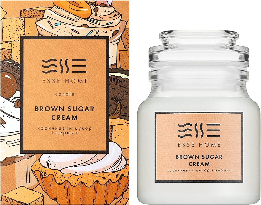 Esse Home Brown Sugar Cream - Scented Candle — photo N2