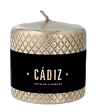 Fragrances, Perfumes, Cosmetics Decorative Candle, 7.8x9.5 cm, champagne - Artman Cadiz