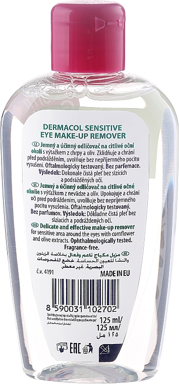 Sensitive Eye Makeup Remover - Dermacol Sensitive Eye Make-Up Remover — photo N2