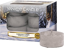 Fragrances, Perfumes, Cosmetics Tealights 'Candlelight Hut' - Yankee Candle Scented Tea Light Candles Candlelit Cabin