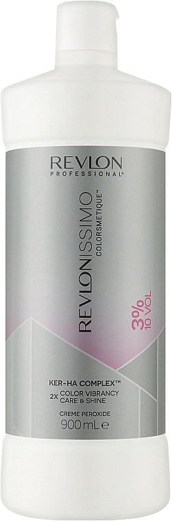 Cream Oxidant - Revlon Professional Revlonissimo Colorsmetique Cream Peroxide Ker-Ha Complex 3% 10 Vol. — photo N3