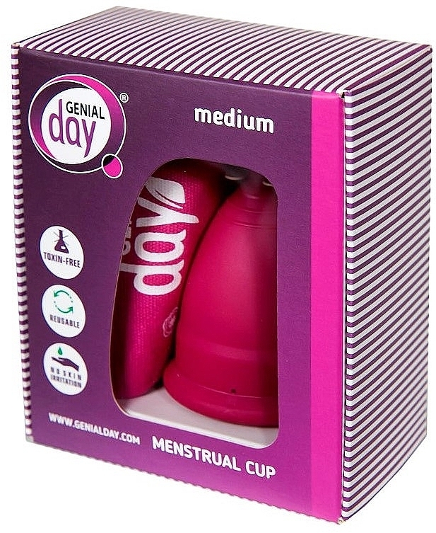 Menstrual Cup, M-size - Genial Day Menstrual Cup — photo N6